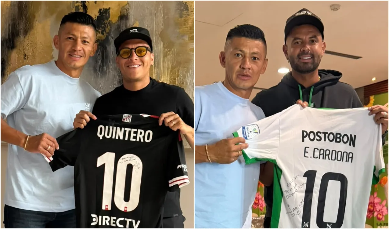 Jhonny Vásquez, Juanfer Quintero y Edwin Cardona. (Foto: cortesía del entrevistado)