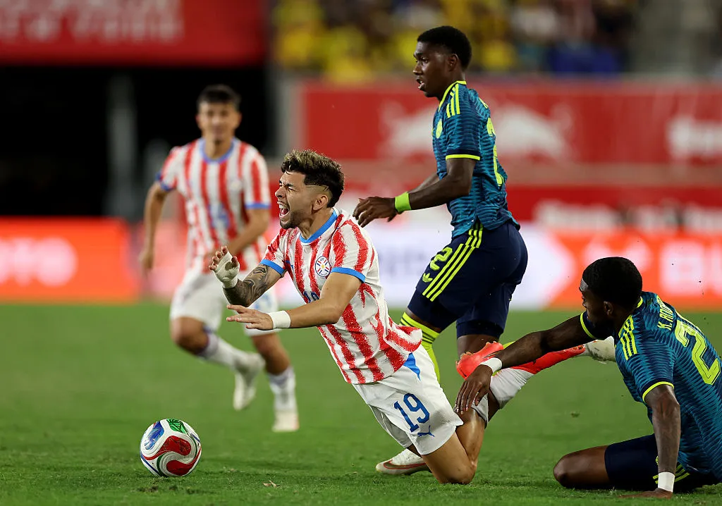 Yaser Asprilla fue uno de los puntos altos pero también criticado de Colombia. Foto: Getty.