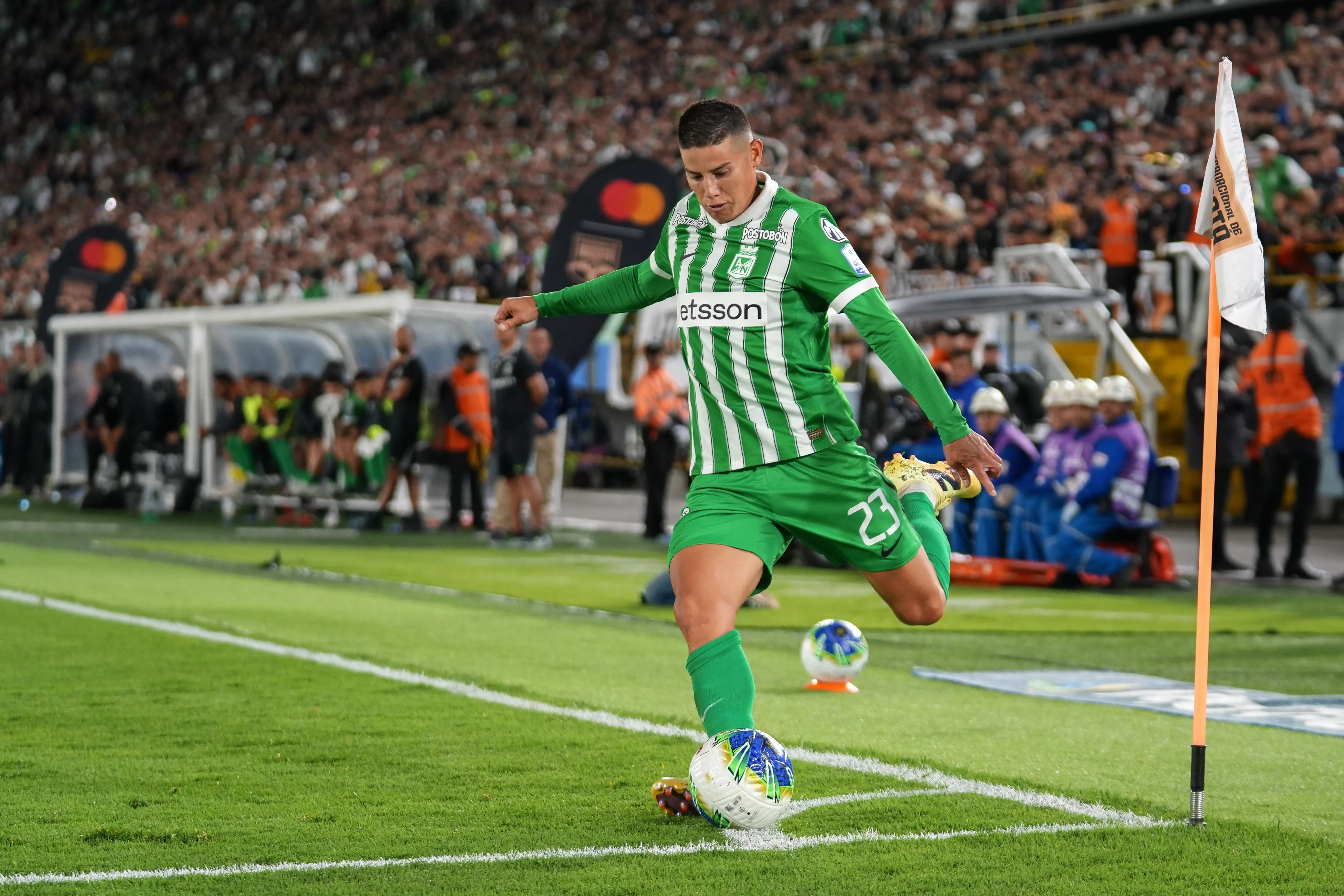 James Rodríguez juega ahora en Atlético Nacional. (Foto: GettyImages)