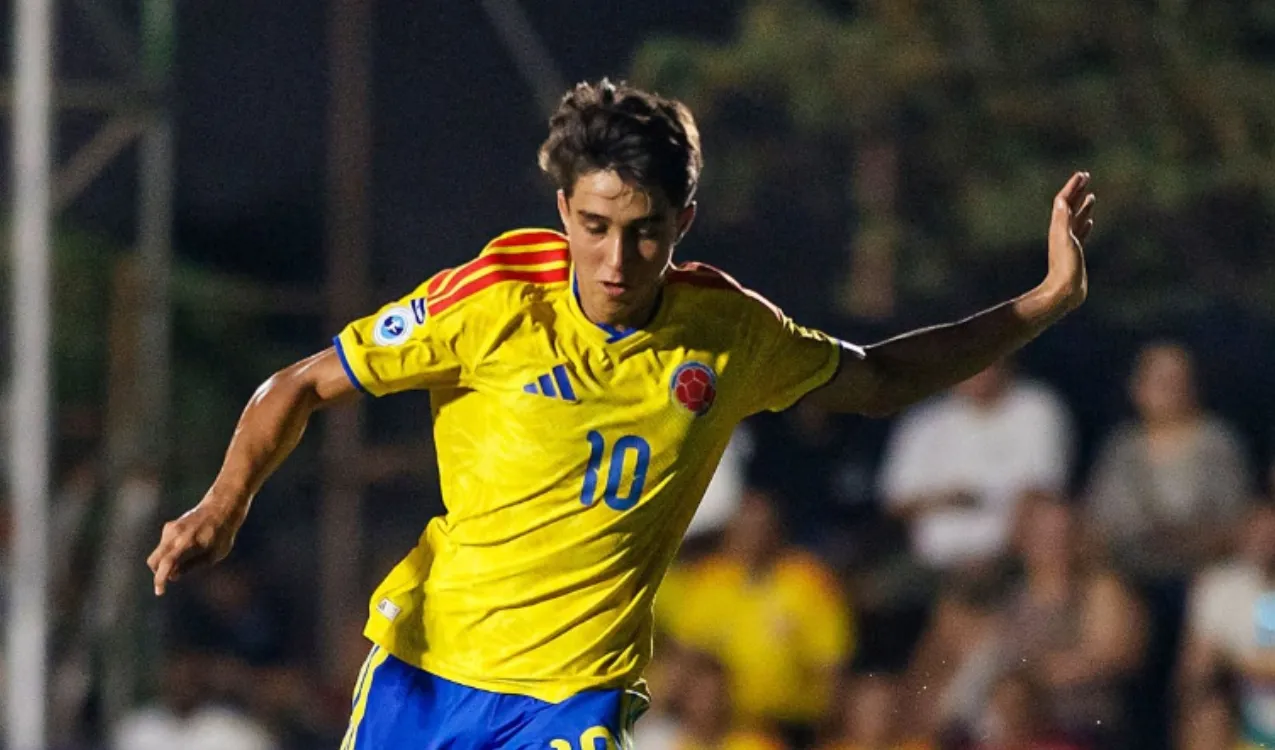 Samuel Martínez con Colombia. (Foto: Getty)
