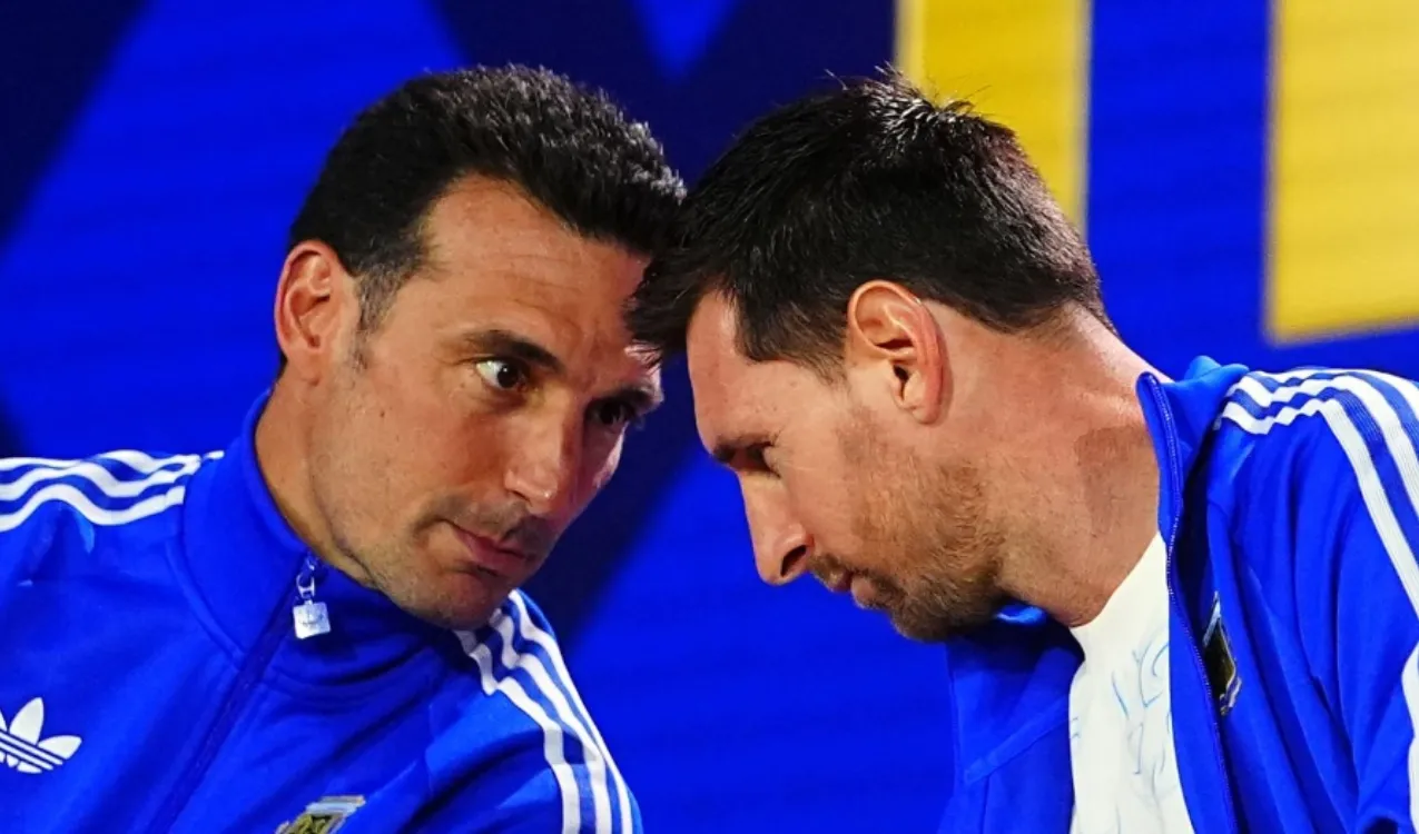 Scaloni y Messi. (Foto: Getty)