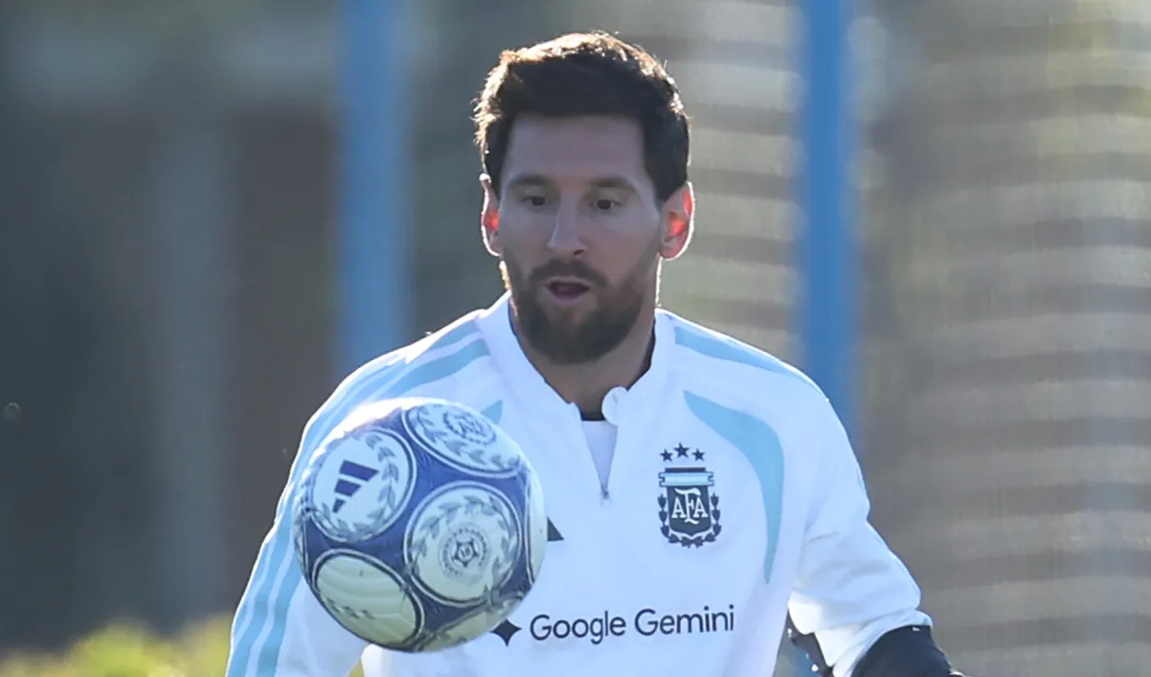 Último entrenamiento de Messi con Argentina. (Foto: Getty)