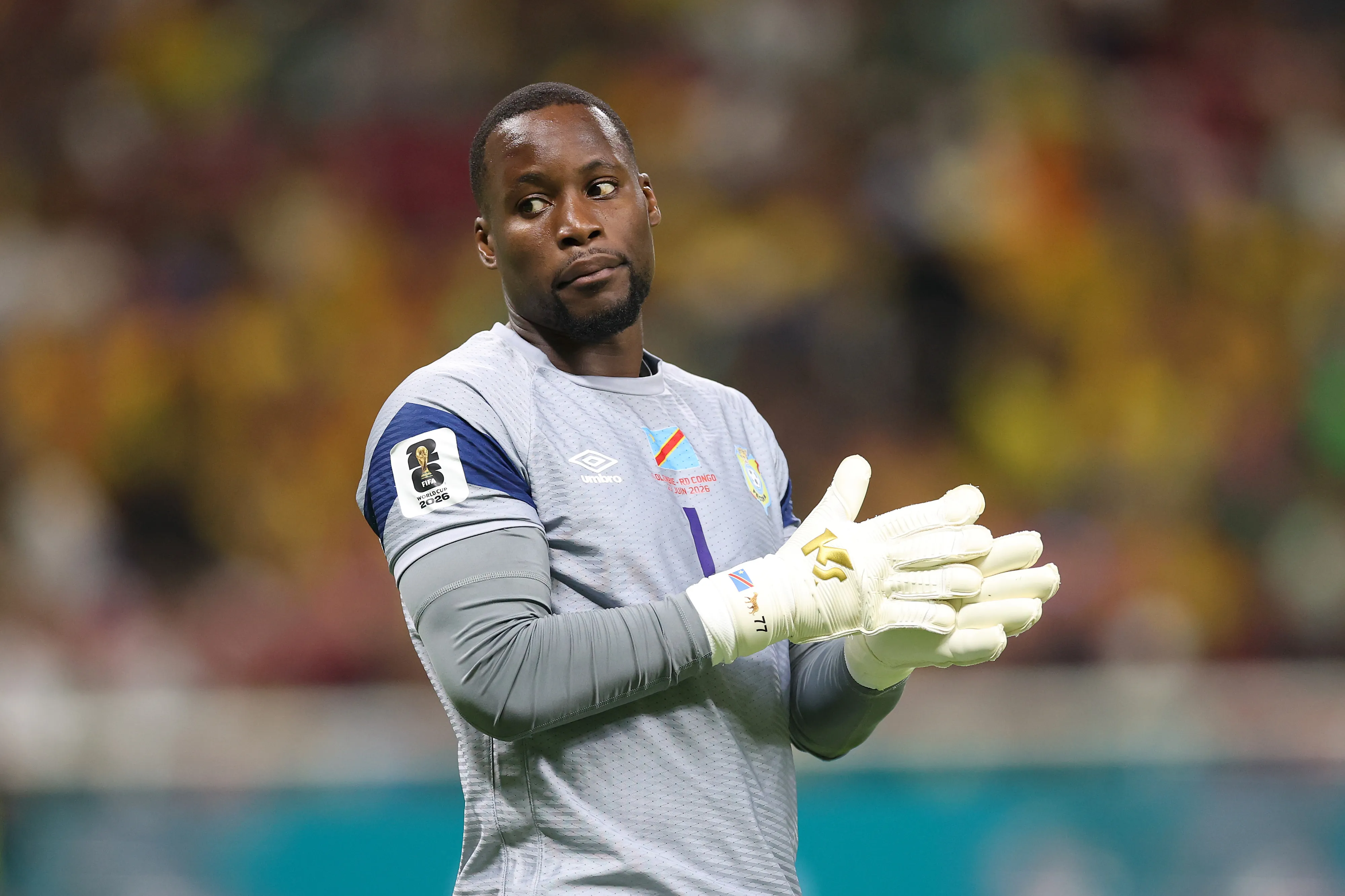 Lionel Mpasi – Selección Congo vs. Colombia. Foto: Getty.