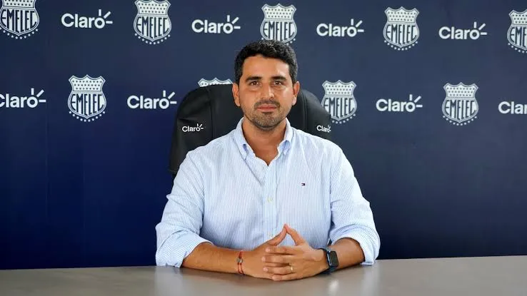 Emelec – José David Jiménez, presidente del club. Foto: Emelec.