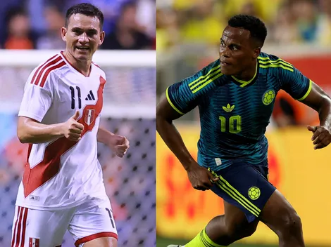 Colombia vs Perú: alineaciones del partido amistoso por la fecha FIFA