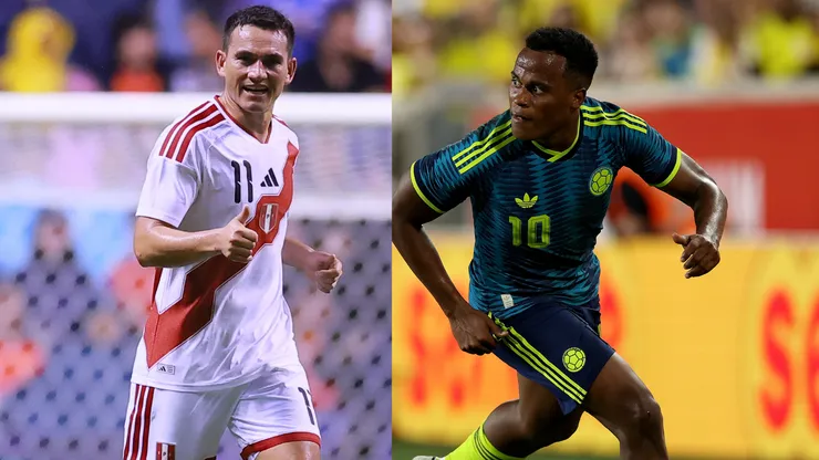 Las alineaciones de Perú vs Colombia para su partido amistoso