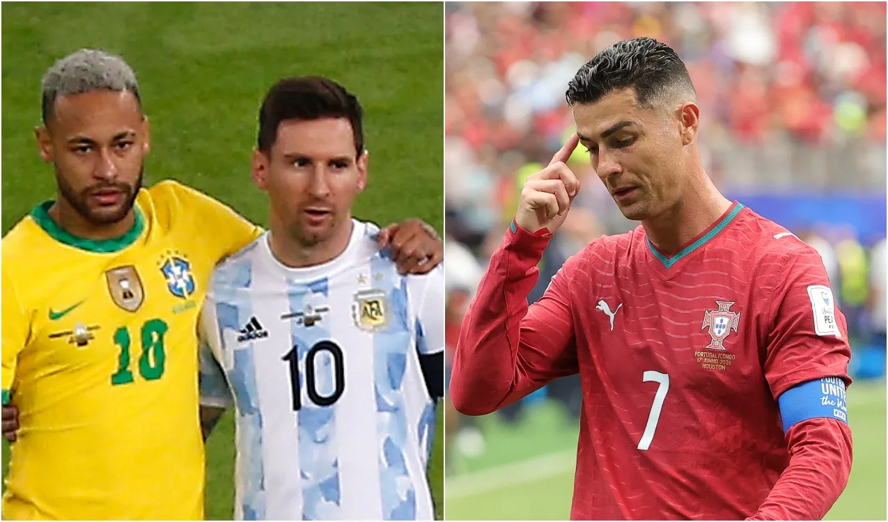 Neymar, Messi y Cristiano Ronaldo. (Foto: Getty)