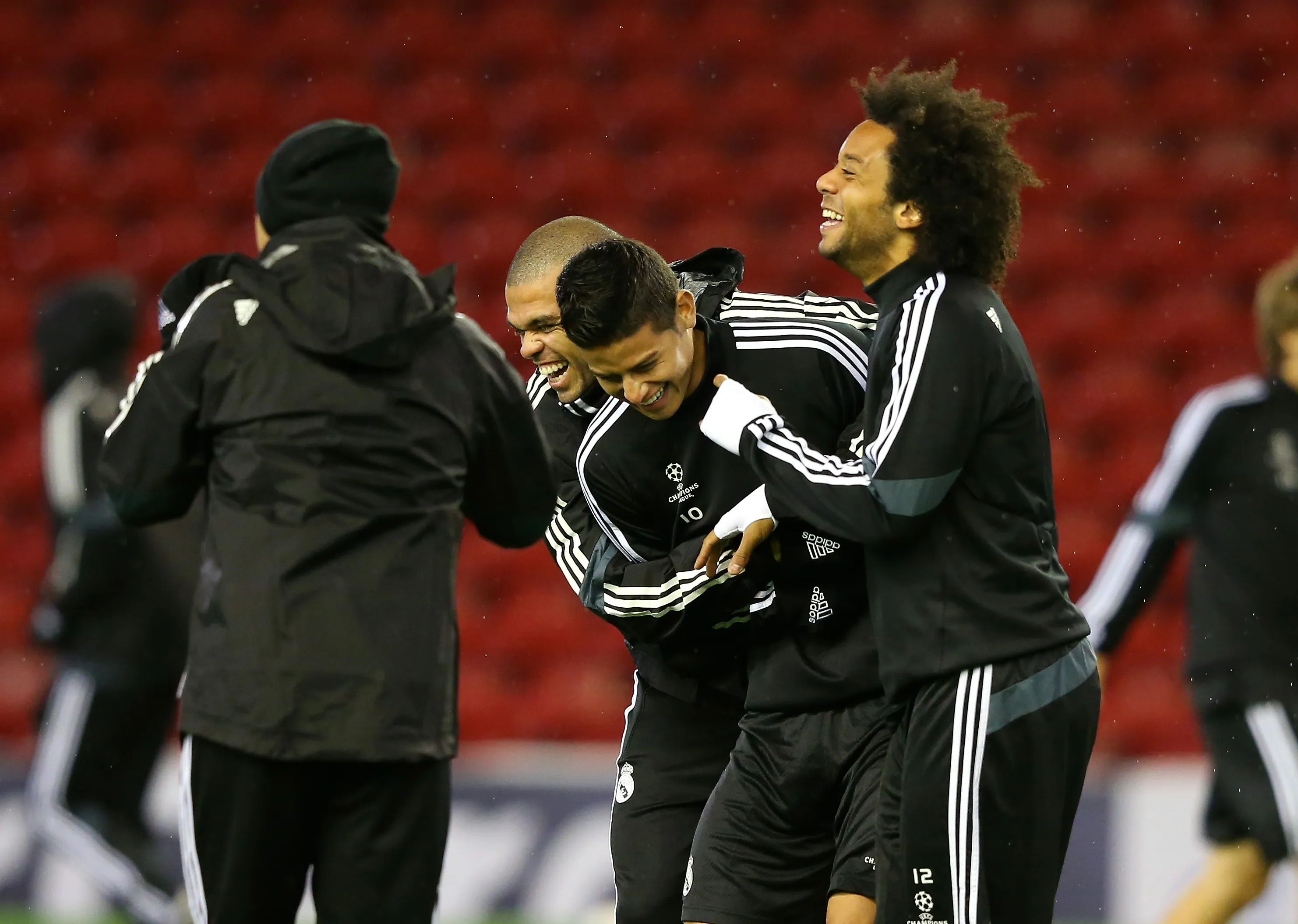 James Rodríguez y Marcelo. Foto: Getty.
