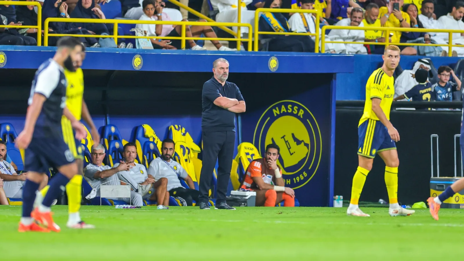 Postecoglou, féliz de volver a tener a CR7 en Riad: GETTY