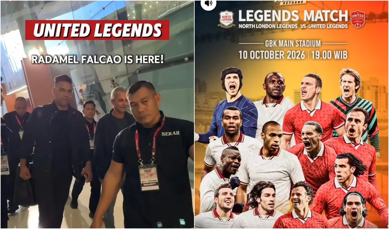 Falcao jugará en el equipo de leyendas del Manchester United. (Foto: IG / @falcao)