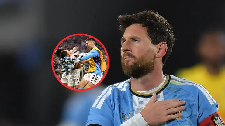 Uno de estos jugadores no estuvo en la despedida de Messi.