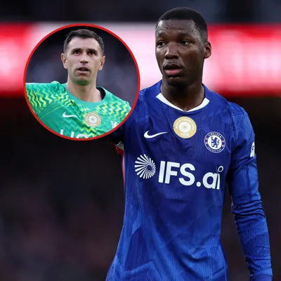 VIDEO | El 'Dibu' Martínez se enojó con Moisés Caicedo por este gol que le hicieron a Chelsea