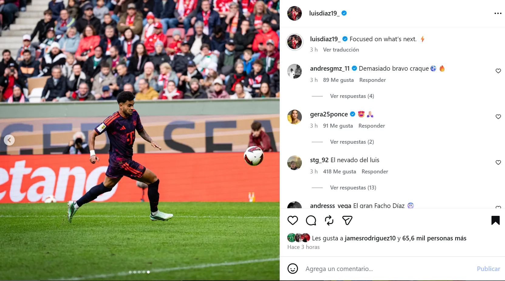Post de Lucho Díaz. (Foto: X / @luisdiaz_19)