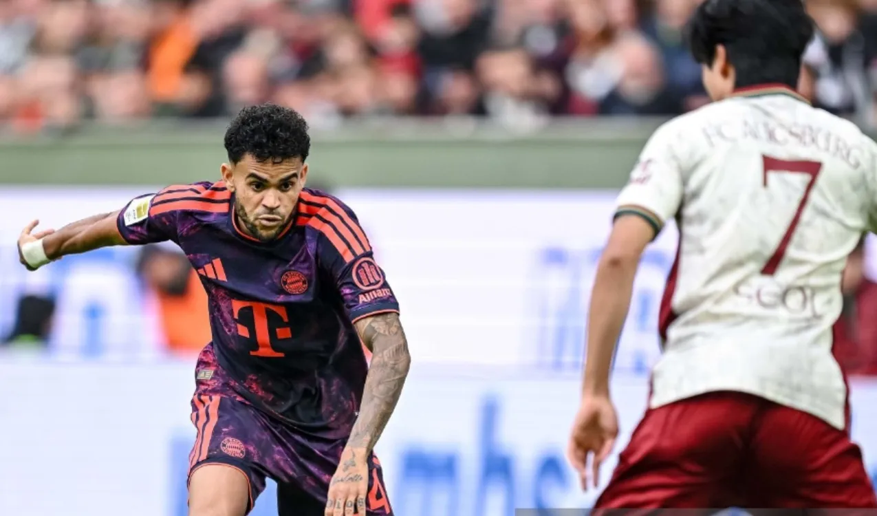 Luis Díaz en FC Augsburgo vs. Bayern. (Foto: Getty)