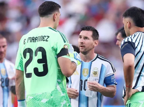 “No puedo”: Dibu y la última orden de Messi en Argentina
