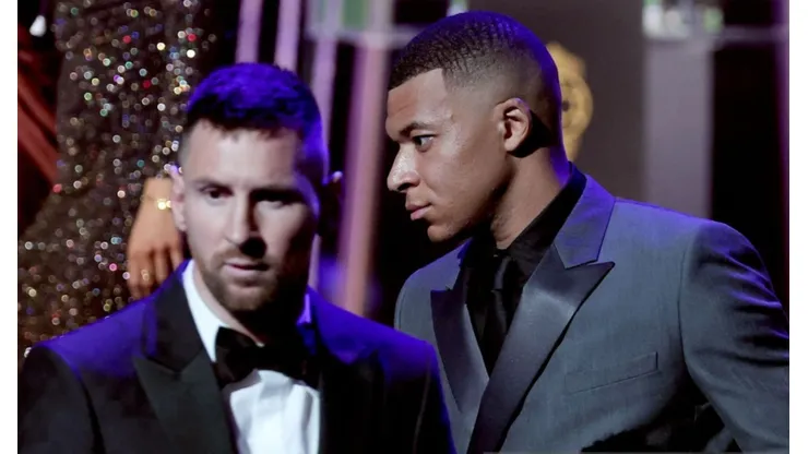 Lionel Messi y Kylian Mbappé.