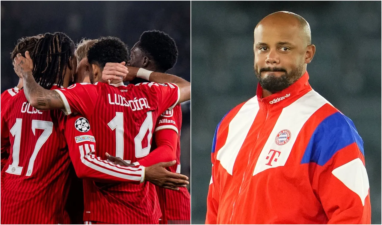 Jugadores del Bayern y Kompany. (Foto: Getty)