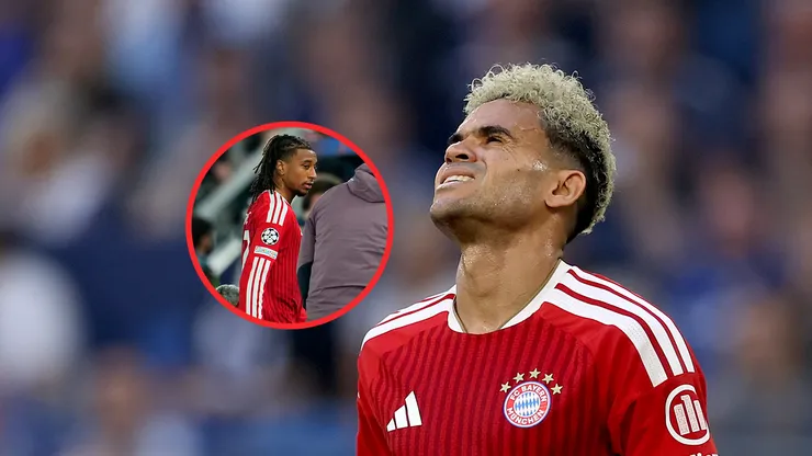 Michael Olise y Luis Díaz en Bayern Múnich.