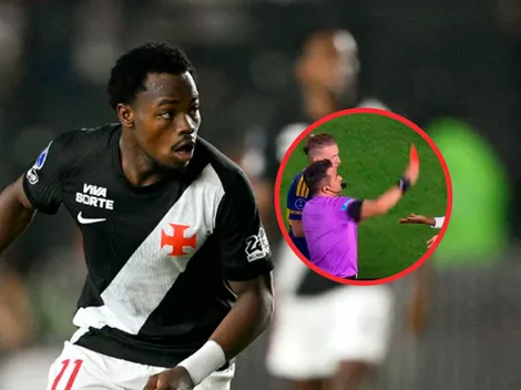 El mensaje de Gómez al árbitro que lo expulsó contra Boca en La Bombonera