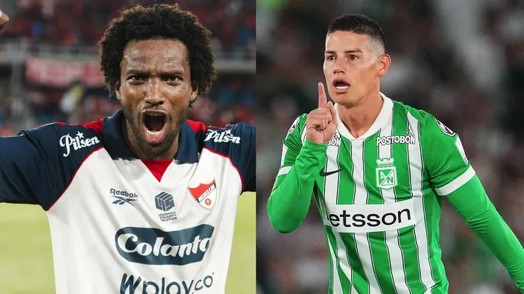 Las alineaciones de DIM vs Atlético Nacional
