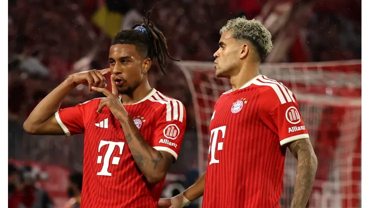 Michael Olise y Luis Díaz en Bayern.