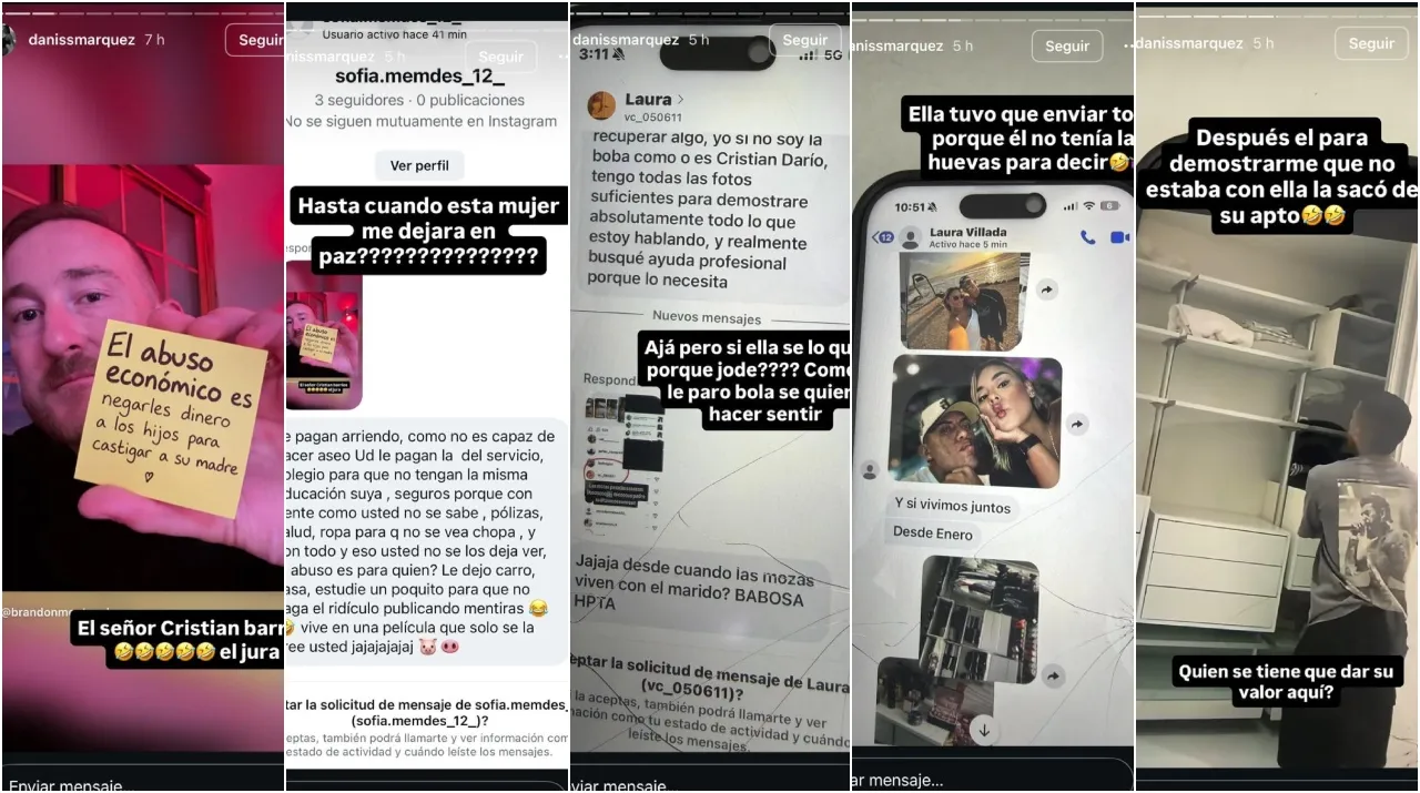 Chats sobre Cristian Barrios. (Foto: IG / @danissmarquez