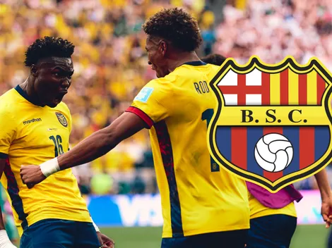 Marcelo Gallardo observa a jugador de Barcelona para la Selección de Ecuador