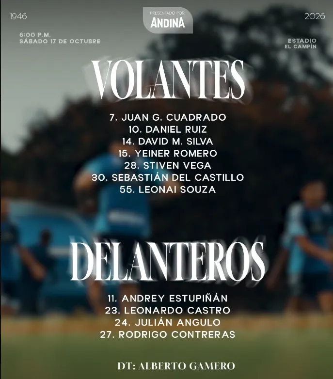 Contreras vuelve a ser convocado. (Foto: @MillosFCoficial)