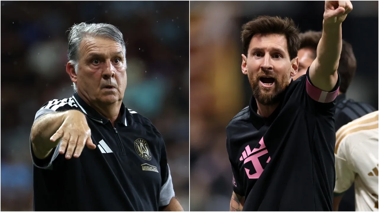 Martino y Messi. (Foto: Getty)