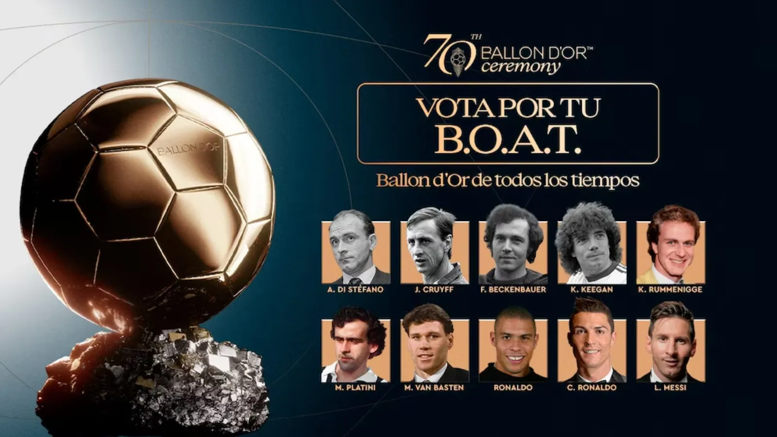 Los nominados al BOAT: GETTY