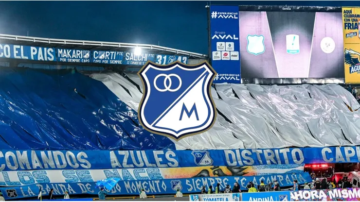 Hinchas de Millonarios en El Campín.