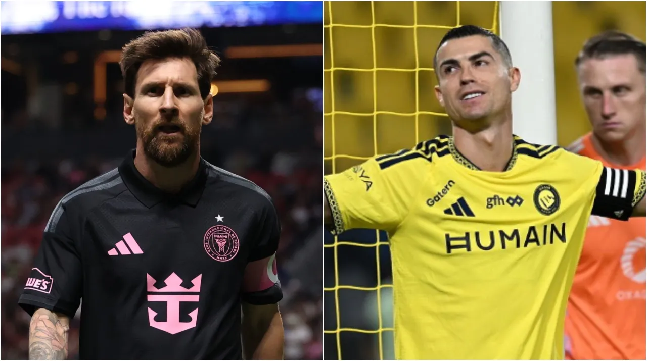Messi y Cristiano Ronaldo. (Foto: Getty)