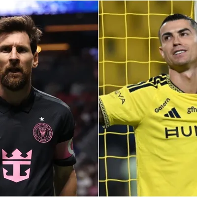 Mientras Messi hizo dos golazos, Cristiano erró este insólito gol