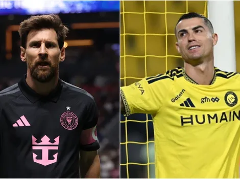 Mientras Messi hizo dos golazos, Cristiano erró este insólito gol