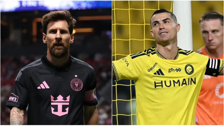Mientras Messi hizo dos golazos, Cristiano erró este insólito gol