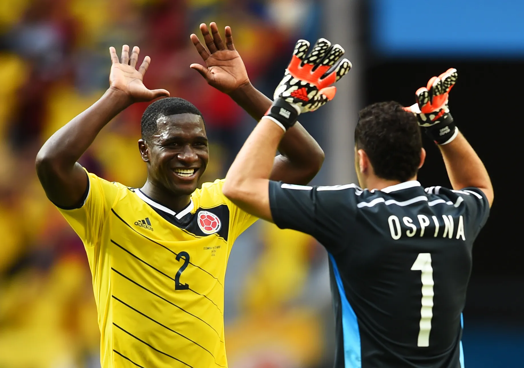 Cristian Zapata – Selección de Colombia. Foto: Getty.