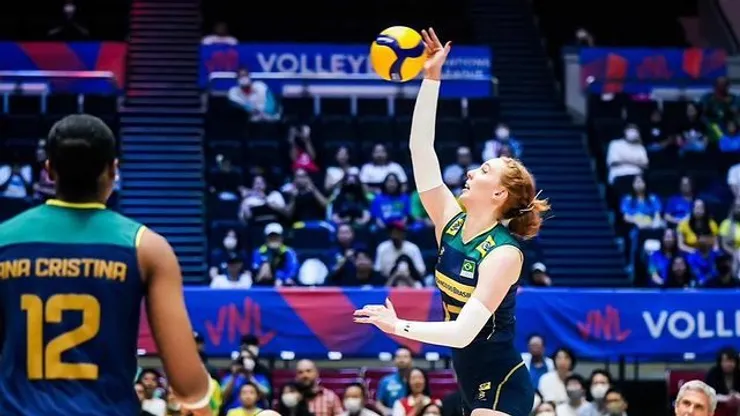 Brasil busca primeira vitória na VNL. Foto: FIVB