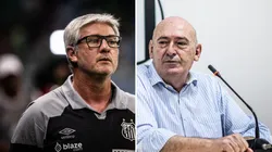 Foto: Raul Baretta/Santos FC - Odair e Rueda arrumam problema