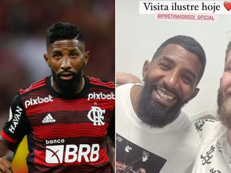 Rodinei aparece em foto no Ninho e torcida do Flamengo 'pira'