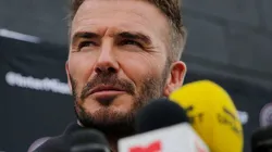 FORT LAUDERDALE, FLORIDA - FEBRUARY 25: Owner and President of Soccer Operations David Beckham addresses the media ahead of Inter Miami CF's inaugural match on March 1st against LAFC, during media availability at Inter Miami CF Stadium on February 25, 2020 in Fort Lauderdale, Florida. (Photo by Michael Reaves/Getty Images)