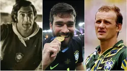 Foto: CBF e Getty Images - Félix, Alisson e Taffarel, goleiros da Seleção Brasileira