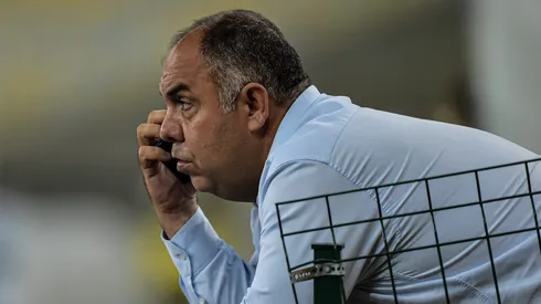 RJ - Rio de Janeiro - 15/10/2020 - BRASILEIRO A 2020, FLAMENGO X BRAGANTINO - Marcos Braz dirigente do Flamengo durante partida contra o Bragantino no estadio Maracana pelo campeonato Brasileiro A 2020. Foto: Thiago Ribeiro/AGIF