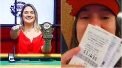 Samara Alexandre é presença confirmada no "Torneio dos Campeões" da WSOP (Fotos: Rafael Terra/WSOP Brazil e Reprodução/vídeo whatsapp)