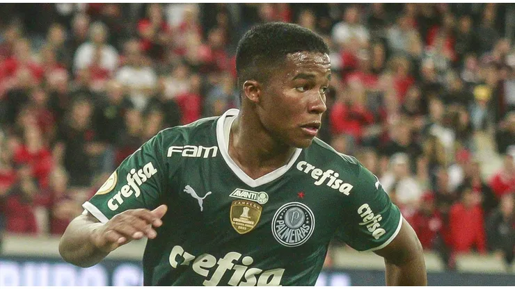 Foto: Gabriel Machado/AGIF - Endrick decidiu partida no Brasileirão do ano passado