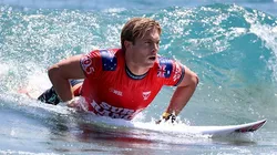 Ewing durante a etapa da Califórnia. Créditos: Sean M. Haffey/Getty Images