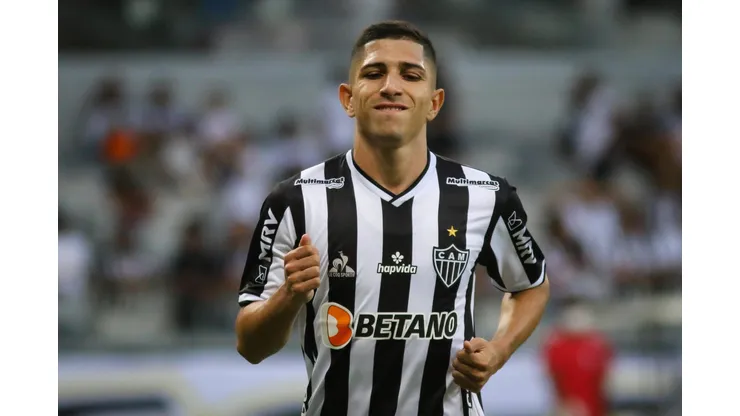 MG - Belo Horizonte - 19/03/2022 - MINEIRO 2022 ATLETICO-MG X CALDENSE - Savarino jogador do Atletico-MG durante partida contra o Caldense no estadio Mineirao pelo campeonato Mineiro 2022. Foto: Fernando Moreno/AGIF