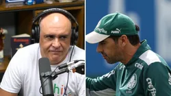 Foto: Podpah/YouTube e Cesar Greco/Palmeiras - Marcos comenta polêmica de Abel