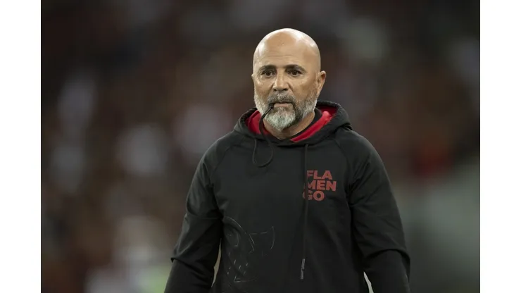 Foto: Jorge Rodrigues/AGIF - Sampaoli: técnico do Fla não conta com atacante