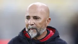 RIO DE JANEIRO, BRAZIL - MAY 27: Jorge Sampaoli coach of Flamengo looks on during a match between Flamengo and Cruzeiro as part of Brasileirao 2023 at Maracana Stadium on May 27, 2023 in Rio de Janeiro, Brazil. (Photo by Wagner Meier/Getty Images)