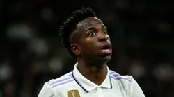 Vinicius Júnior em jogo do Real Madrid na La Liga (Photo by Flor Tan Jun/Getty Images) -